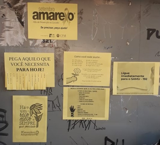 Durante campanha Setembro Amarelo, crianças e adolescentes do Ciaps Sarandi participam de ações de prevenção ao suicídio